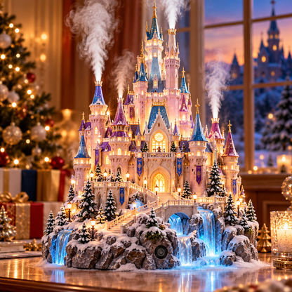 🏰 Fairytale Castle Humidifier – Glowing Mist Fantasy Decor ✨