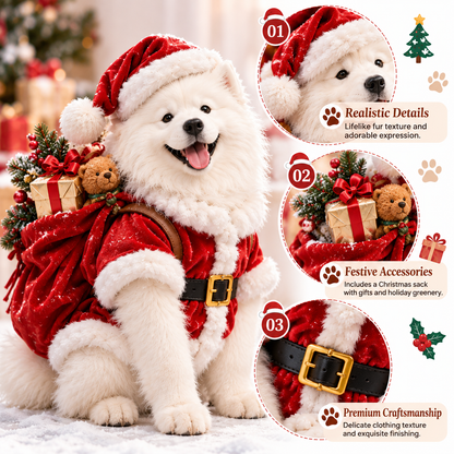 🌟24-Day Samoyed Christmas Collectible Gift Set – Fluffy Trouble Makers