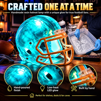 🎁LAST DAY 50% OFF ✨|🏈Handmade Football Helmet Lamp with 32 Team Styles