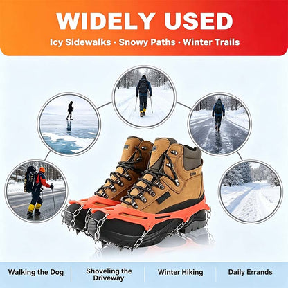 ❄️ Ice Cleats for Shoes & Boots – Anti-Slip Snow Traction Grips