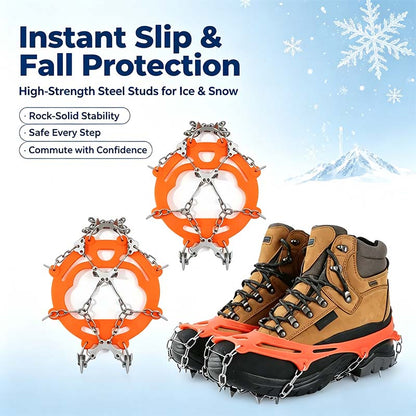 ❄️ Ice Cleats for Shoes & Boots – Anti-Slip Snow Traction Grips