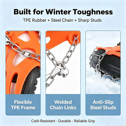 ❄️ Ice Cleats for Shoes & Boots – Anti-Slip Snow Traction Grips