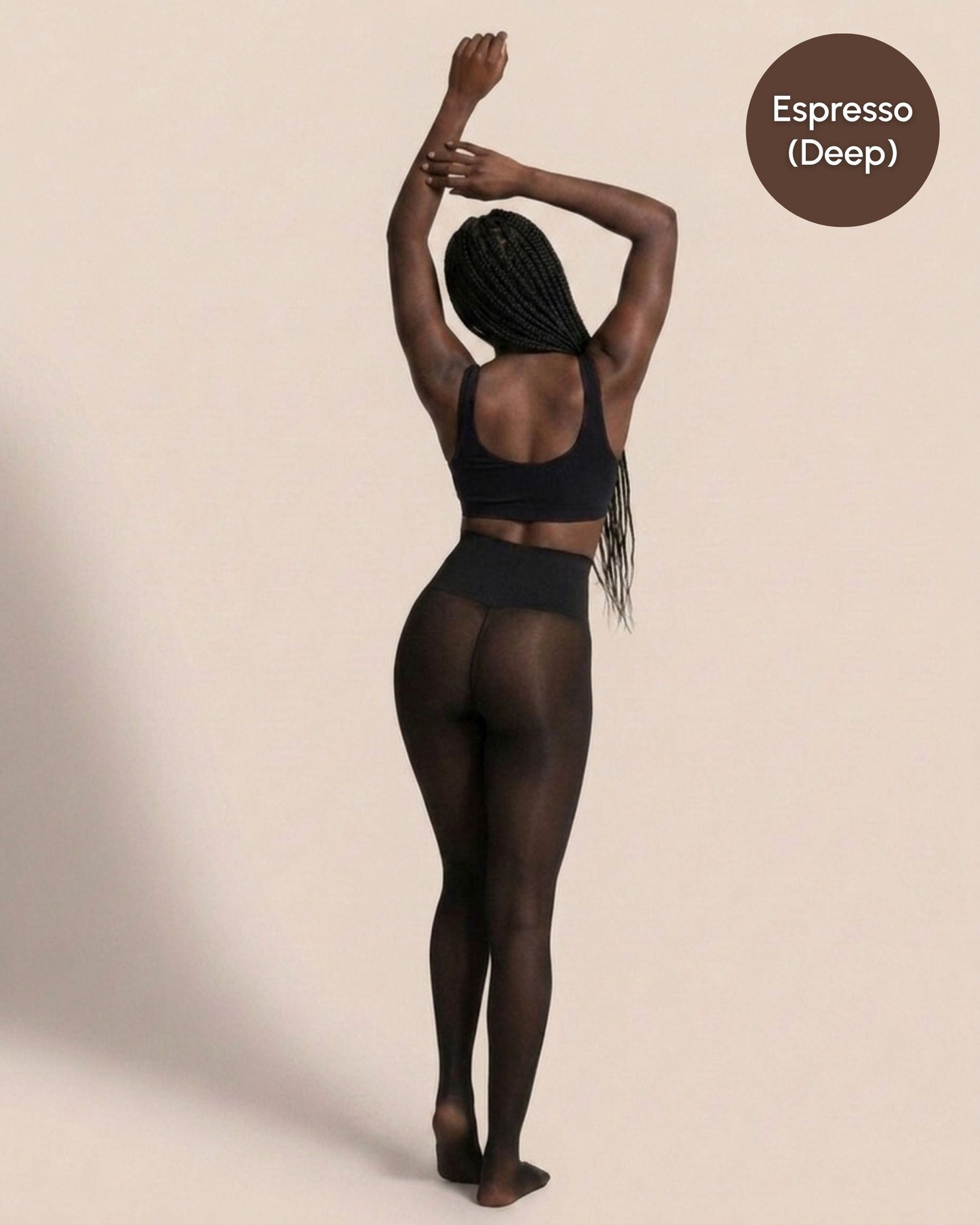 Sheer Illusion Fleece-Lined Tights