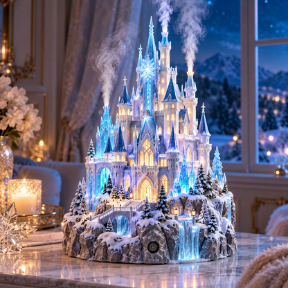 🏰 Fairytale Castle Humidifier – Glowing Mist Fantasy Decor ✨