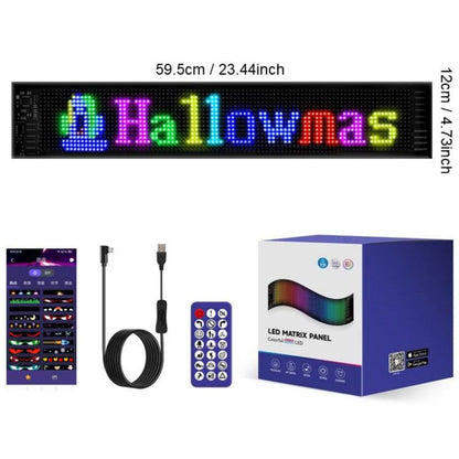 🔥New Smart LED Pixel Car Display — App-Controlled Custom Text, Colors & Animations