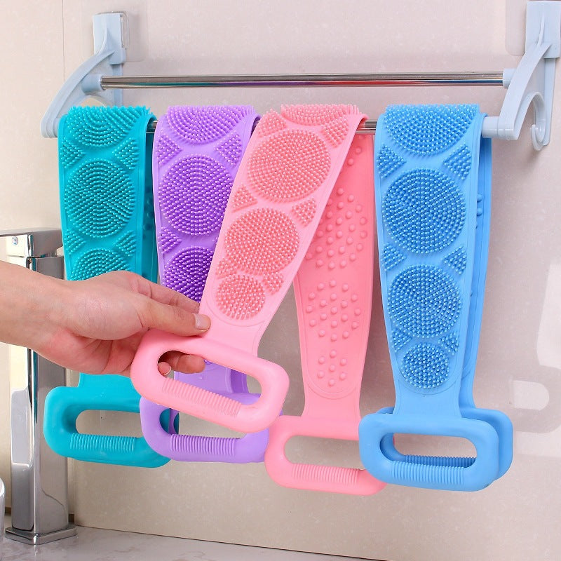 2PCS Silicone Bath Brush – Double-Sided Back Scrubber
