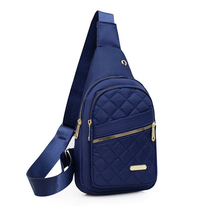 ✨Women's Solid Color Quilted Waterproof Belt Bag✨