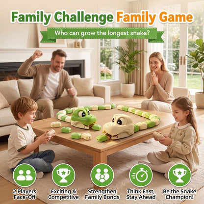 🐍🎮 Magnetic Snake Battle Game – Remote Control Snake Toy for Kids & Family Fun! ✨