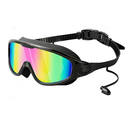 🔥Goggles Swimming Adult Swim-Goggles: Wide View with UV400 Protection Anti Fog No Leak for Men and Women