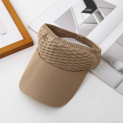 Women's High Ponytail Sun Visor Hat for Sun Protection