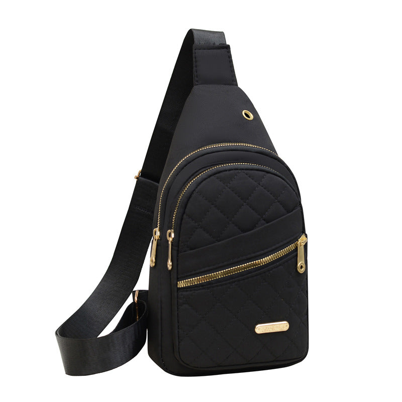 ✨Women's Solid Color Quilted Waterproof Belt Bag✨