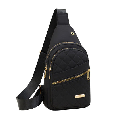 ✨Women's Solid Color Quilted Waterproof Belt Bag✨