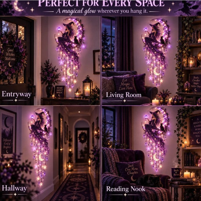 🧙‍♀️ Magical Witch Lamp – Enchant Your Home With Mystical Glow ✨