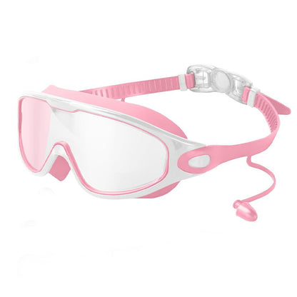 🔥Goggles Swimming Adult Swim-Goggles: Wide View with UV400 Protection Anti Fog No Leak for Men and Women