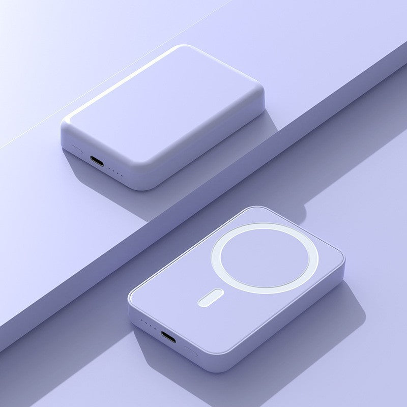 5000mAh Magnetic Power Bank for iPhone 12-17 Series with MagSafe