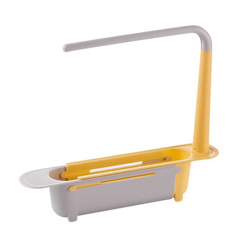 Expandable Sink Organizer Shelf – Waterproof Plastic Rack with No Mold Growth 🛁