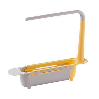 Expandable Sink Organizer Shelf – Waterproof Plastic Rack with No Mold Growth 🛁