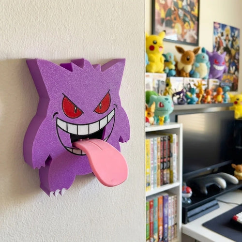 👻✨ 3D Printed Gengar Light Switch Cover – Fun & Easy to Install