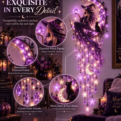 🧙‍♀️ Magical Witch Lamp – Enchant Your Home With Mystical Glow ✨