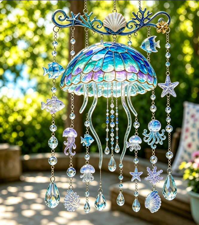 🌊Last Day49% OFF-🔥Ocean Themed Crystal Wind Chime
