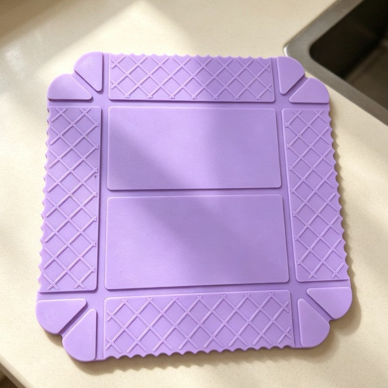 🥗 2-in-1 Foldable Silicone Cutting Mat & Serving Tray ✨