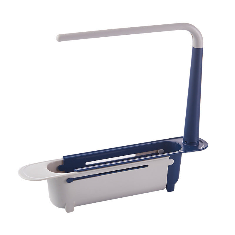 Expandable Sink Organizer Shelf – Waterproof Plastic Rack with No Mold Growth 🛁