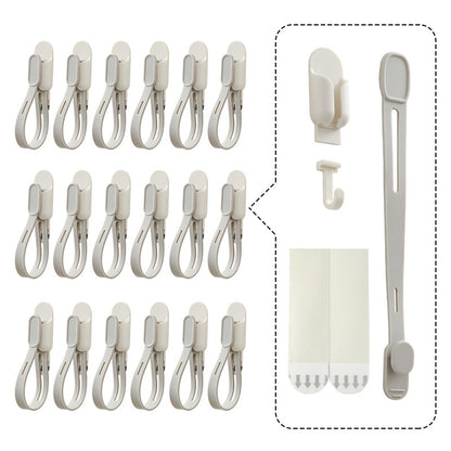 🎄 6-Pack Adjustable Christmas Wreath Hangers – No-Drill Peel & Stick Holiday Hooks ✨