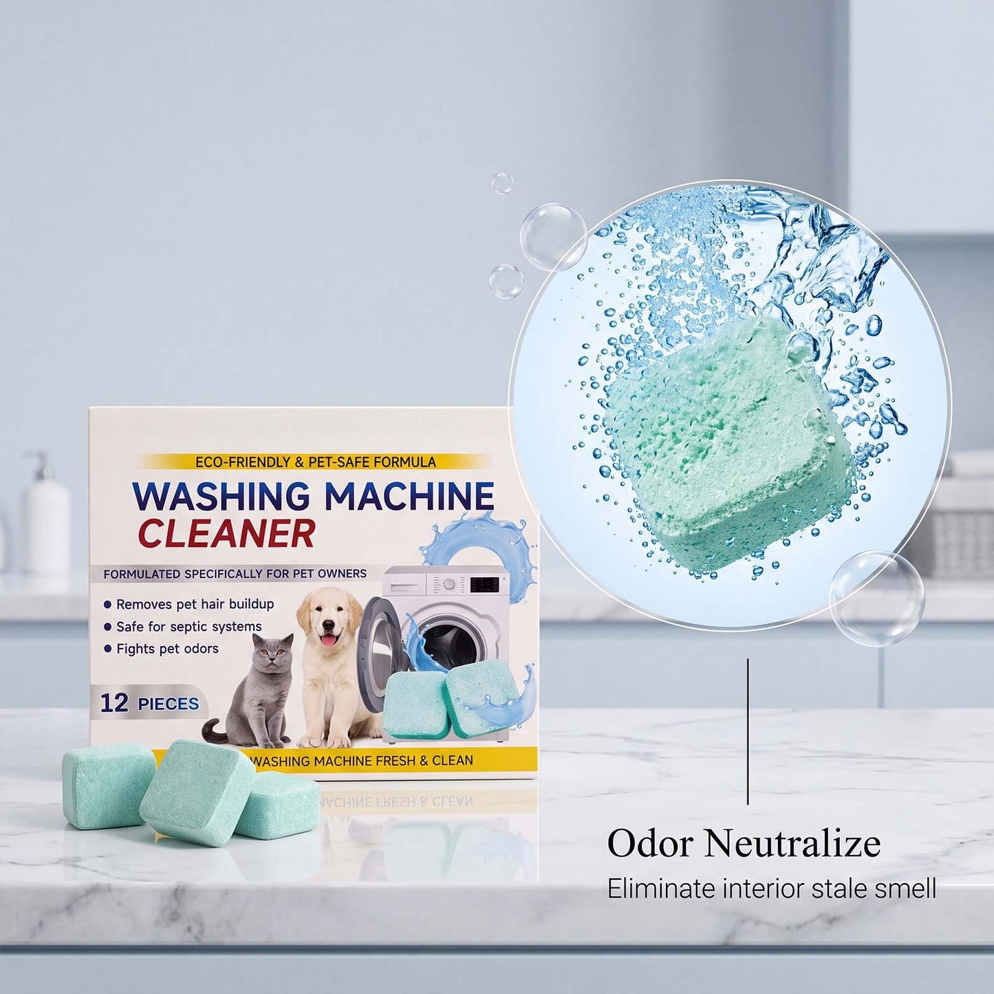 💥Eco Washer Cleaner: Beat Pet Odors