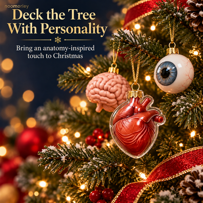 🫀Anatomy Christmas Advent Calendar – Unique Organ-Shaped Ornaments & Holiday Surprises for Nurses, Medical Students & Science Lovers
