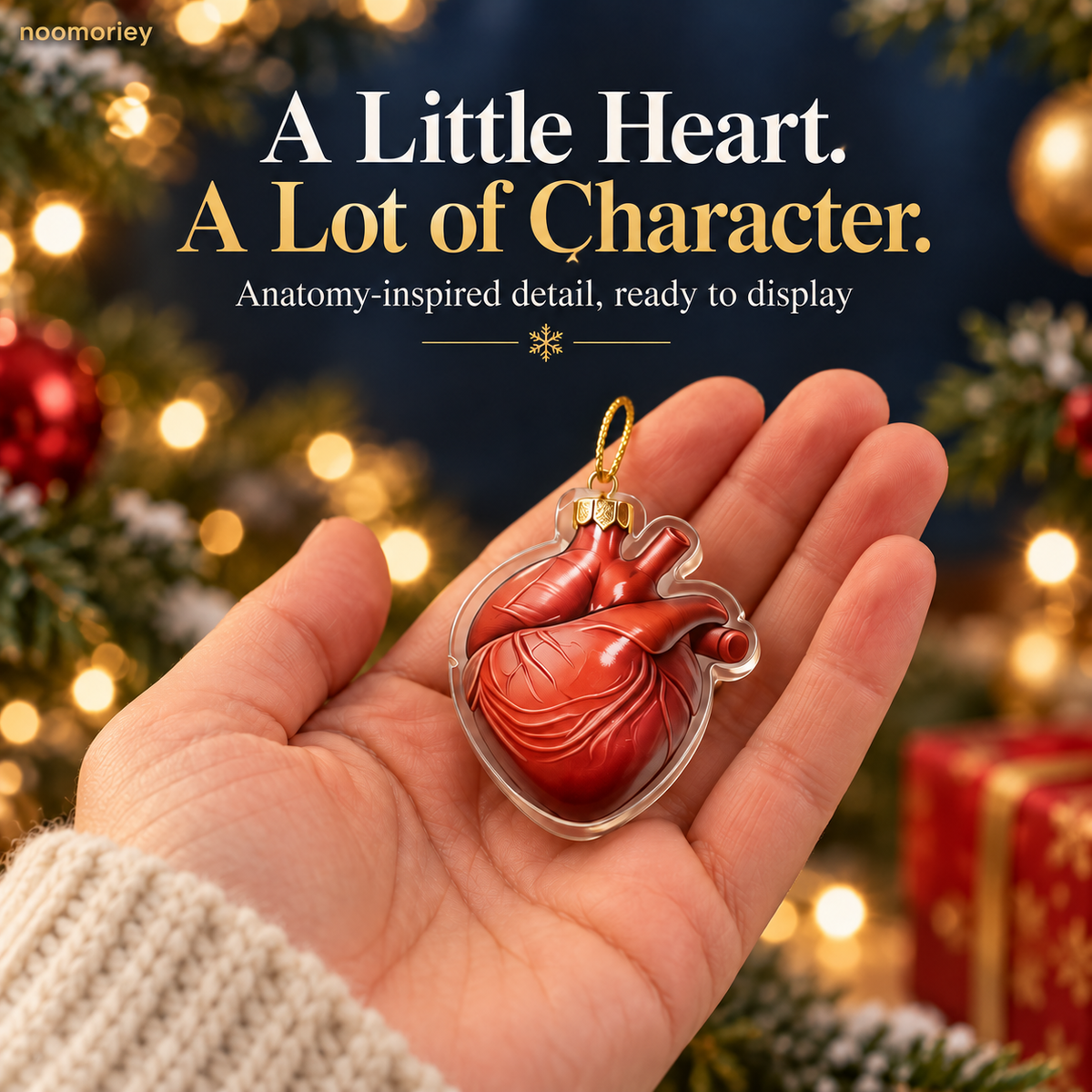 🫀Anatomy Christmas Advent Calendar – Unique Organ-Shaped Ornaments & Holiday Surprises for Nurses, Medical Students & Science Lovers