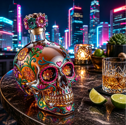💯HOT SALE-Day of the Dead Limited Edition Tequila Bottle