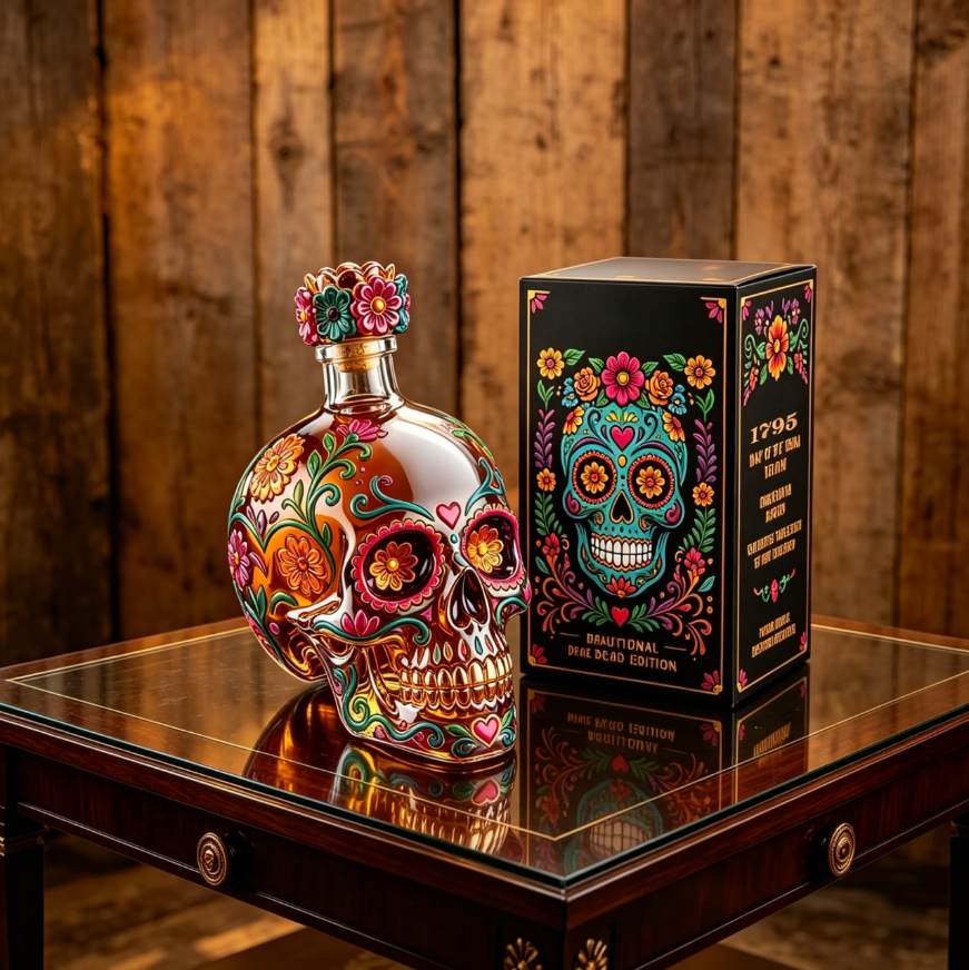 💯HOT SALE-Day of the Dead Limited Edition Tequila Bottle