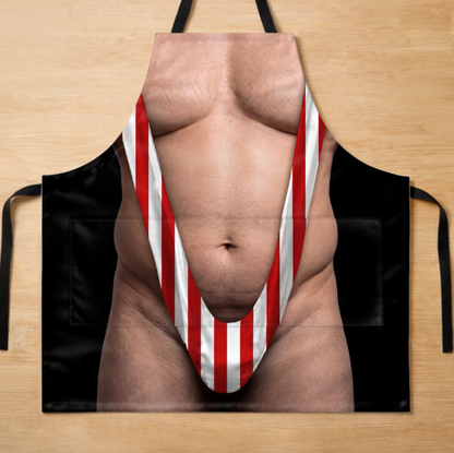 Personalized Photo Apron With Pocket – Gifts For Men – King Of The Grill