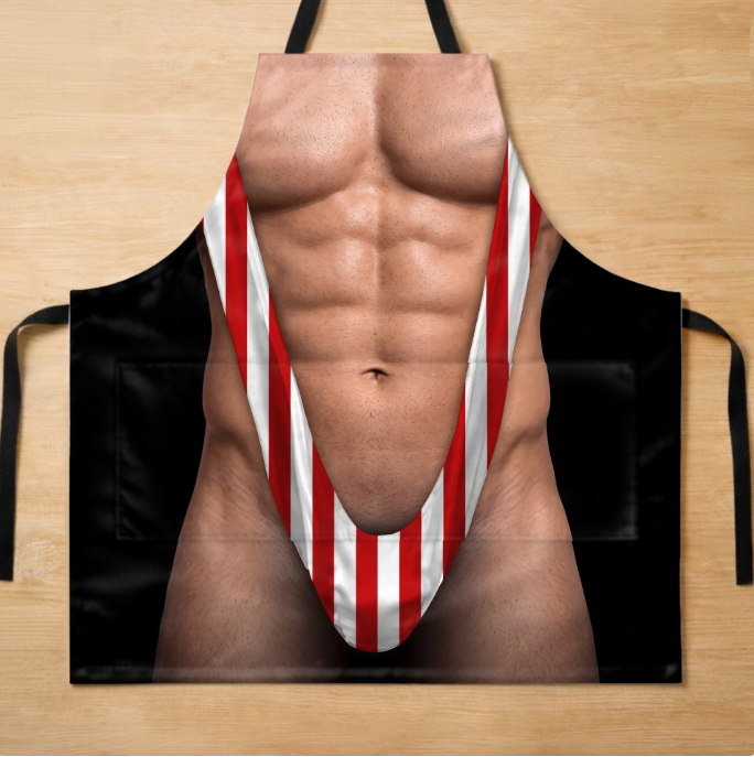 Personalized Photo Apron With Pocket – Gifts For Men – King Of The Grill