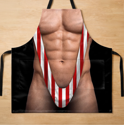Personalized Photo Apron With Pocket – Gifts For Men – King Of The Grill
