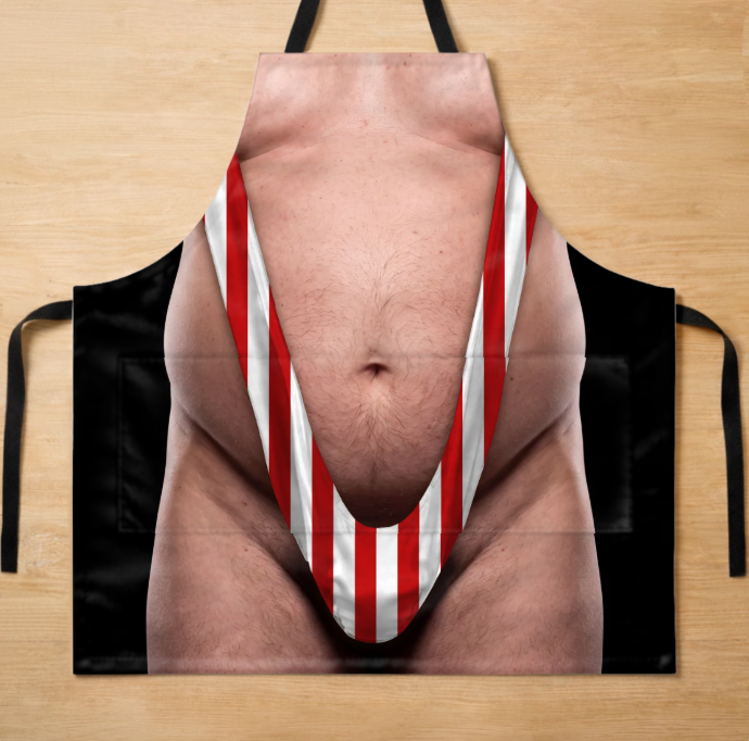 Personalized Photo Apron With Pocket – Gifts For Men – King Of The Grill