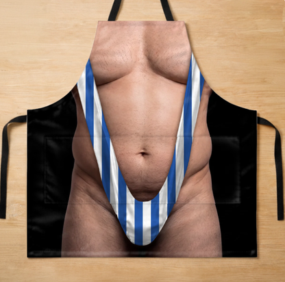 Personalized Photo Apron With Pocket – Gifts For Men – King Of The Grill