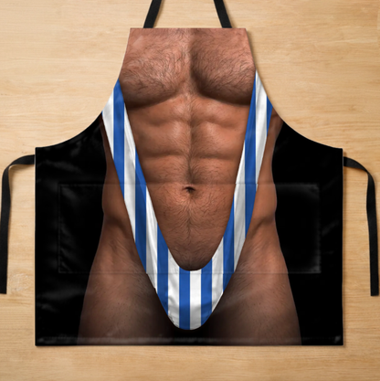 Personalized Photo Apron With Pocket – Gifts For Men – King Of The Grill