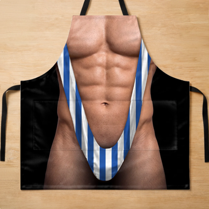 Personalized Photo Apron With Pocket – Gifts For Men – King Of The Grill