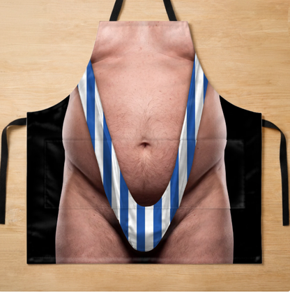 Personalized Photo Apron With Pocket – Gifts For Men – King Of The Grill