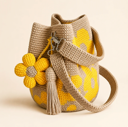 Handmade Flower Crochet Bag
