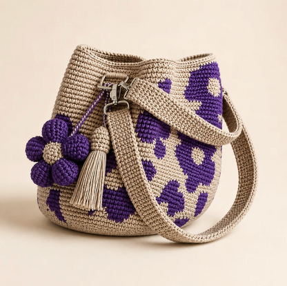 Handmade Flower Crochet Bag
