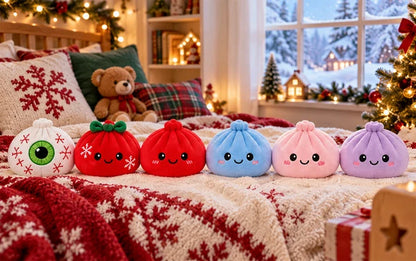 🥟🎄Steamed Dumplings Advent Calendar – 24 Days of Cute Christmas Surprises🎁