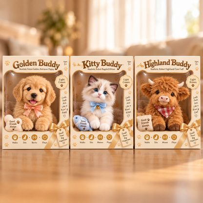 🎄 49% Off – Realistic Robot Golden Retriever Puppy