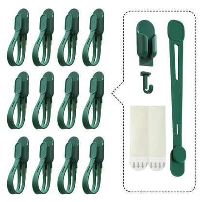 ✨🎄 6ps-Adjustable Christmas Wreath Hanger – Peel, Adjust & Hang Holiday Décor with Ease 🎄✨