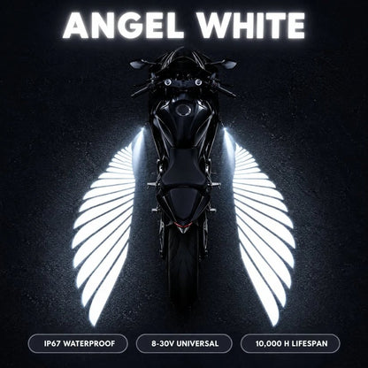 ⏰ LAST DAY 49% OFF 🏍️ Angel Wing Motorcycle LED Projector Lights (1 Pair)