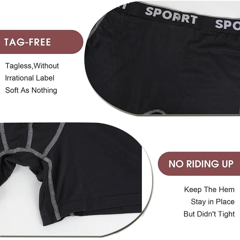 🔥Best Sale🔥5 Pack Men's Letter Tape Boxer Brief