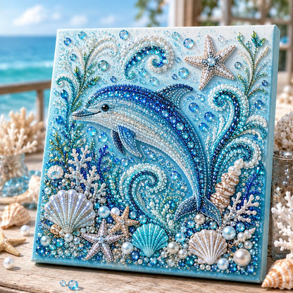 🔥Last Day 49% OFF - 🌊✨ Ocean Theme Pearl Art DIY Kit – Relaxing DIY Craft to Create Stunning Coastal Artwork