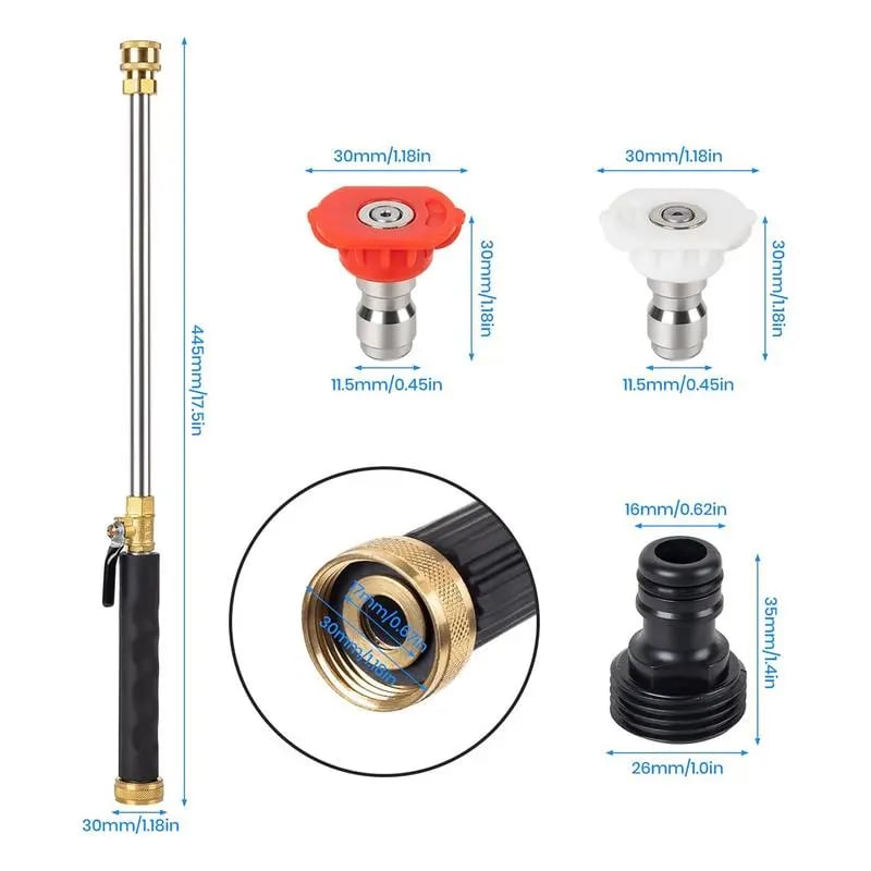 🔥Jet Nozzle Power Washer for Garden Hose
