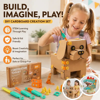 📦 Cardboard Creator Kit – Reusable STEM Building Tools for Kids